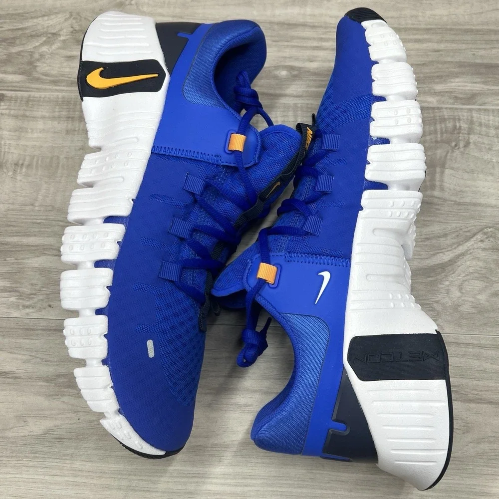 Nike Free Metcon 5 Mens Size 11.5 Racer Blue White Obsidian Sundial DV3949 400